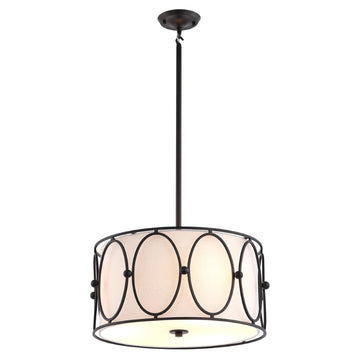 Violetta 19" Metal LED Pendant - JONATHAN Y